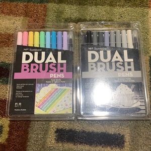 NEVER OPENED Tombow dual brush pens